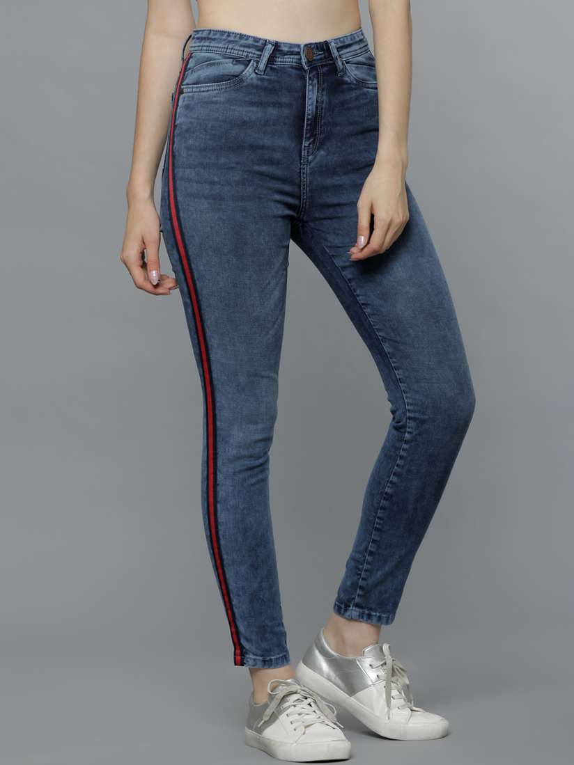 Buy Tokyo Talkies Women Blue Super Skinny Fit Mid Rise Clean Look Stretchable Jeans Jeans for Women 7210969 Myntra