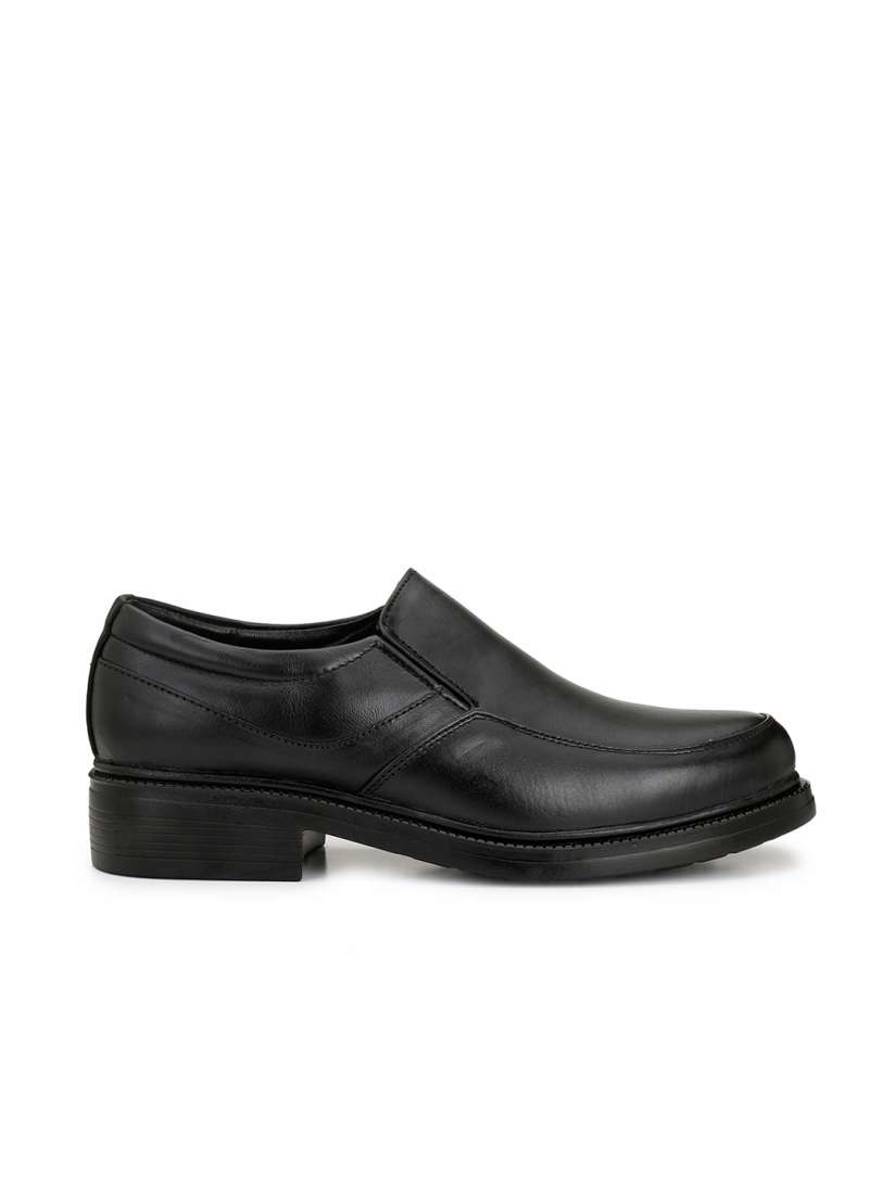 Buy Eego Italy Men Black Formal Leather Slip Ons Formal Shoes for Men 7212948 Myntra