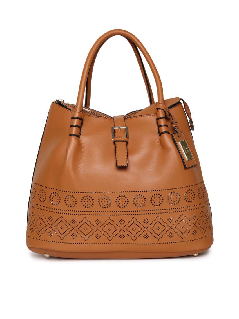Allen solly tan solid shoulder bag deals
