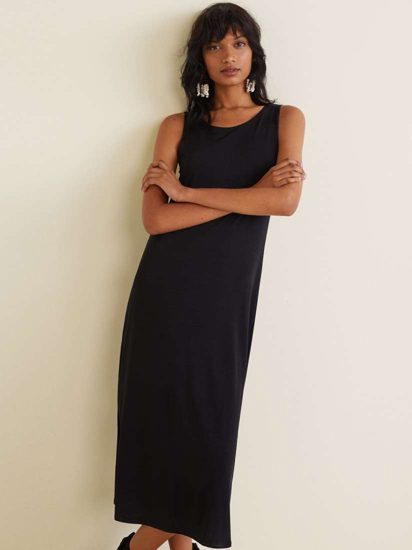 Buy MANGO Women Black Solid Shift Dress Dresses for Women 7217449 Myntra