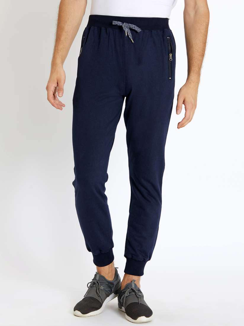 Navy blue slim fit joggers hotsell