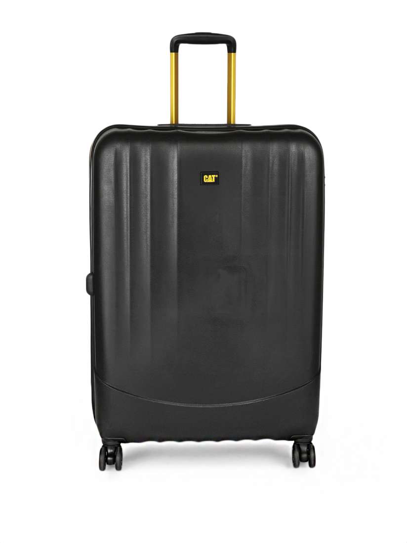 Buy CAT Unisex Black Turbo Spinner 28 Hardside Cabin Large Trolley Suitcase Trolley Bag for Unisex 7225404 Myntra