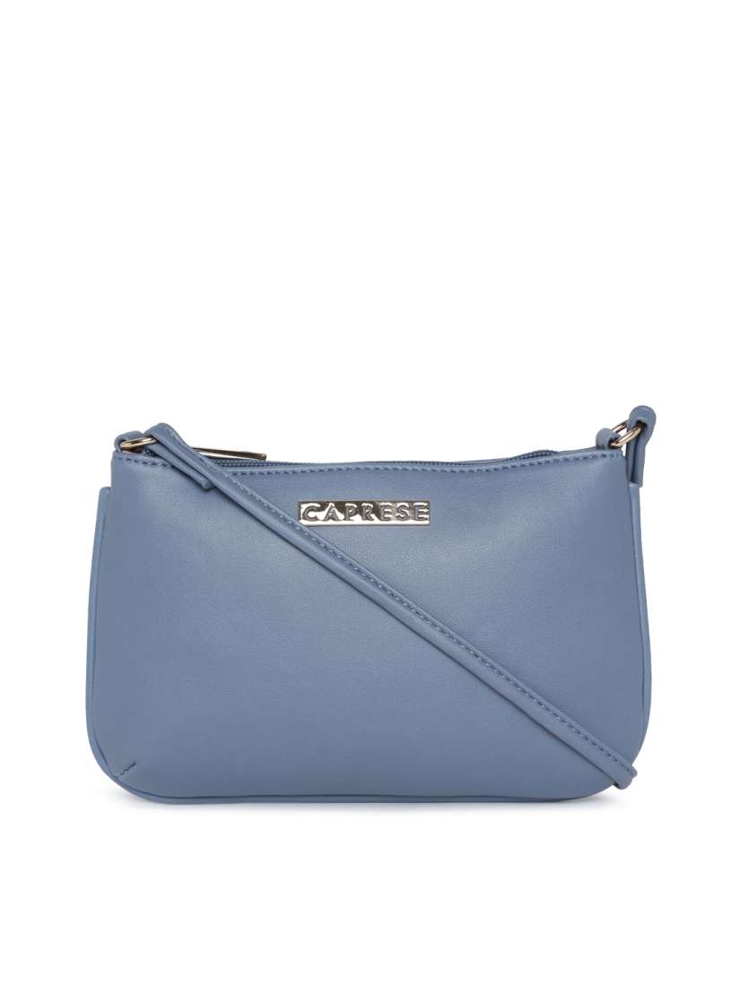 Caprese blue solid sling bag discount