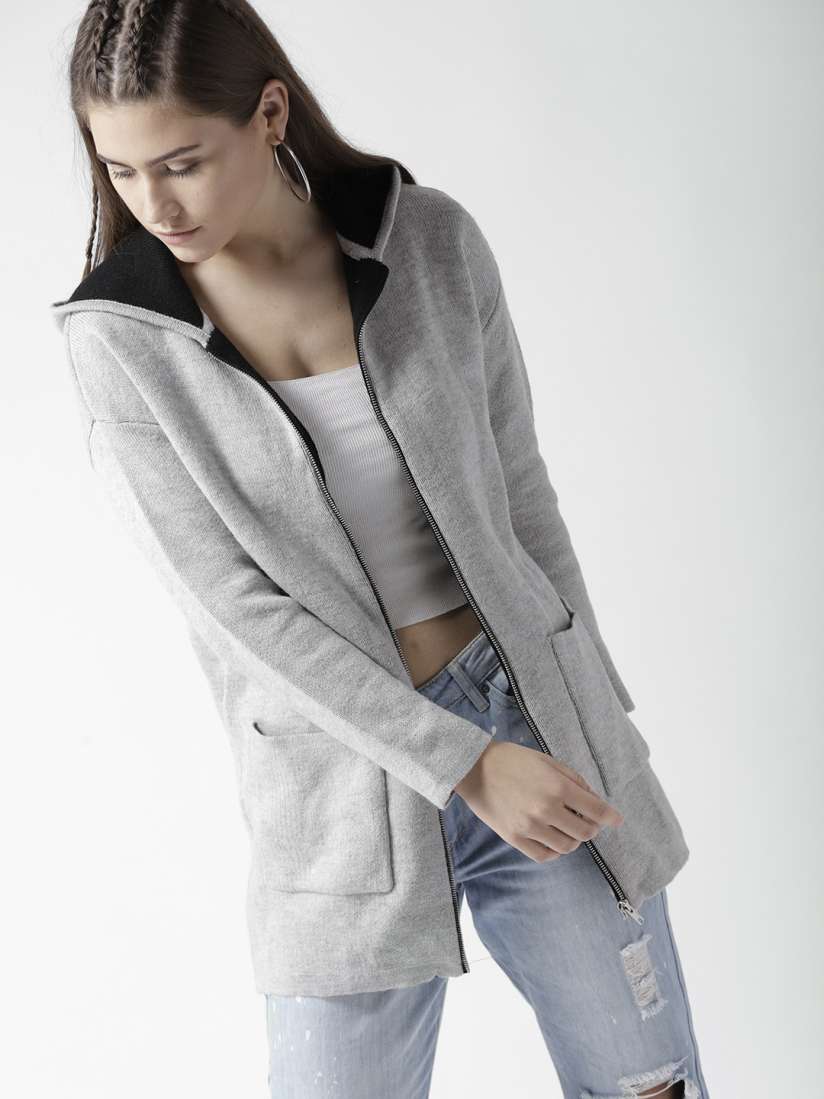 Forever 21 hooded cardigan clearance