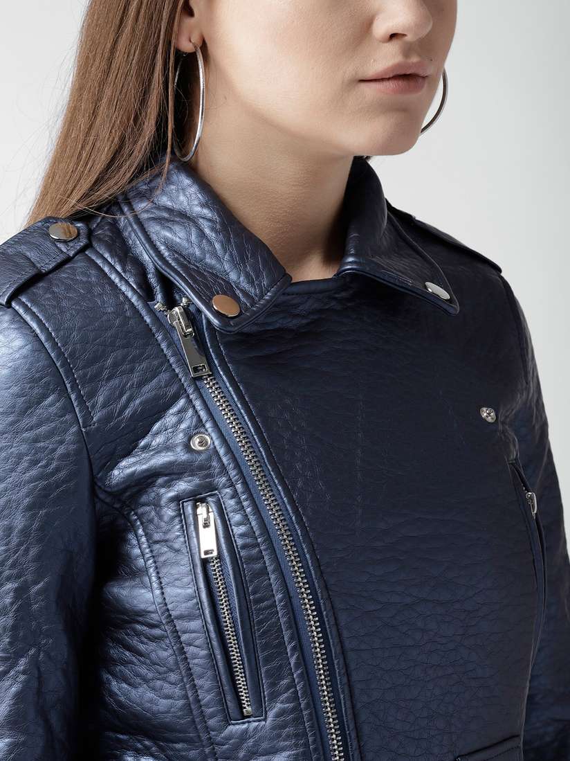 Asymmetrical Jacket Forever 21 Leather Jacket Womens NEW Forever