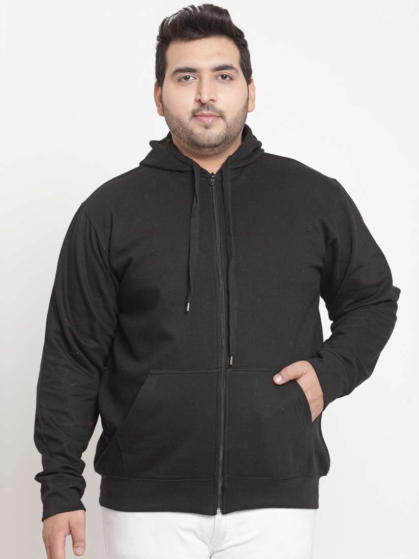 Buy SCOTT INTERNATIONAL Men Black Solid Hooded Sweatshirt Sweatshirts for Men 7233858 Myntra