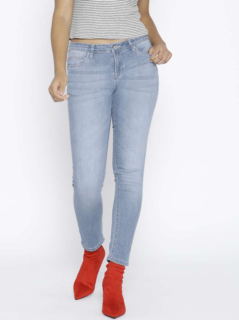 Lee cooper cropped jeans hot sale
