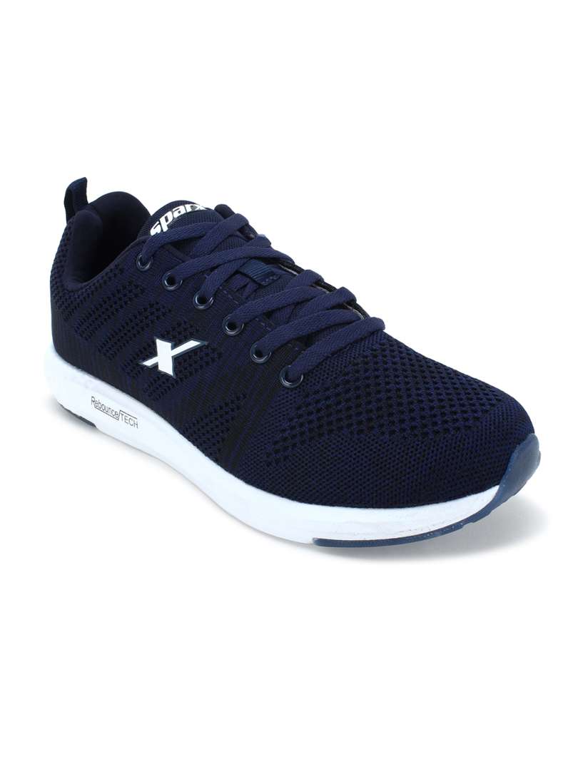 Sparx men's navy blue and white running shoes 2025