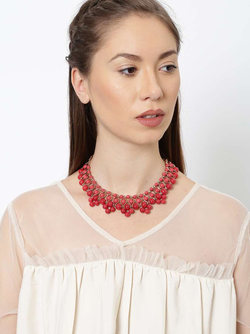 Rose gold necklace accessorize online