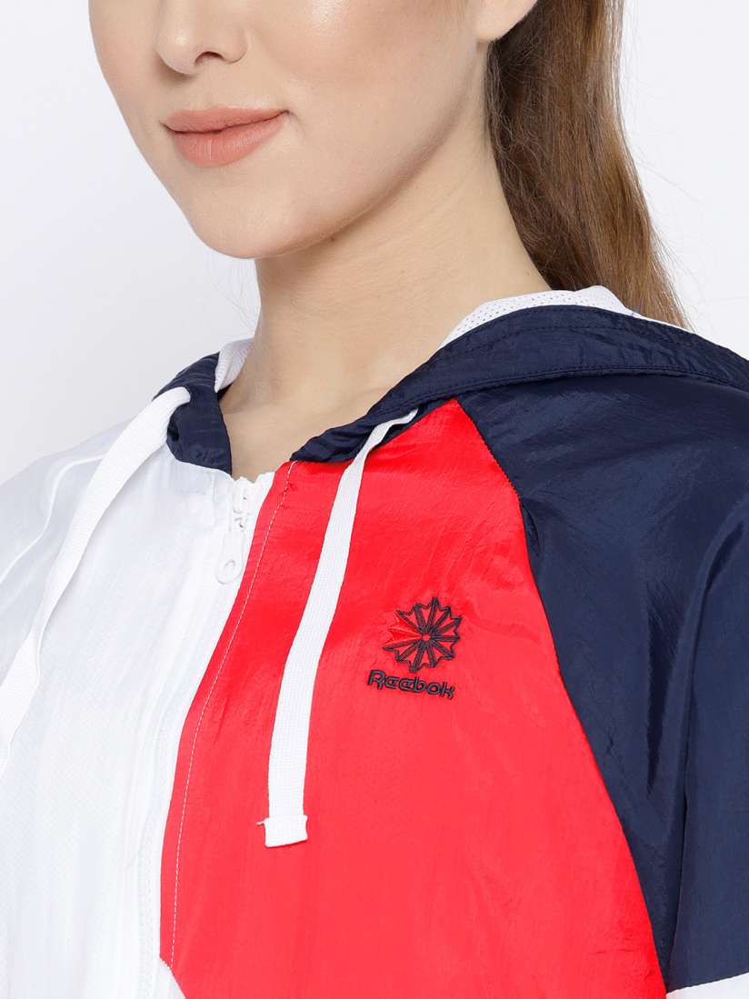 Buy Reebok Classic Women White Red AC Windbreaker Sporty Jacket Jackets for Women 7243883 Myntra