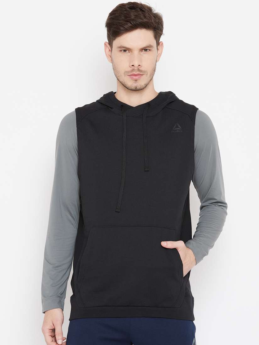 Combat legacy sleeveless hoodie top