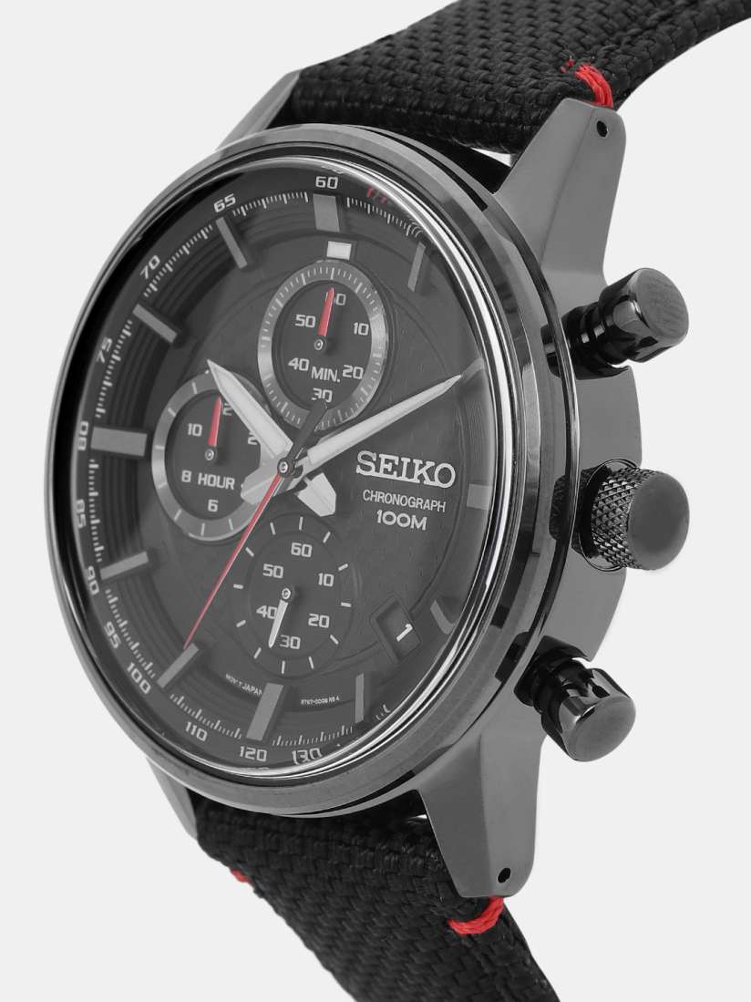 Buy SEIKO Chronograph Men Black Analogue watch SSB315P1 Watches for Men 7245583 Myntra