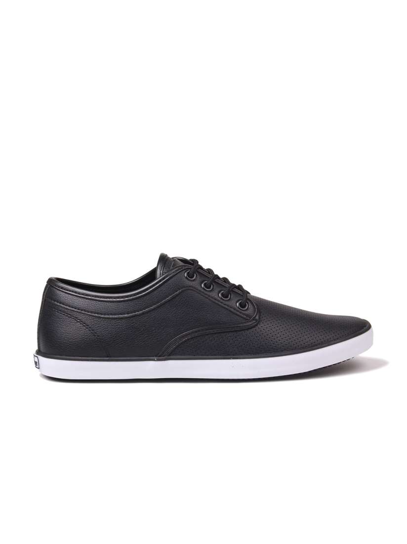 Myntra black sneakers hot sale