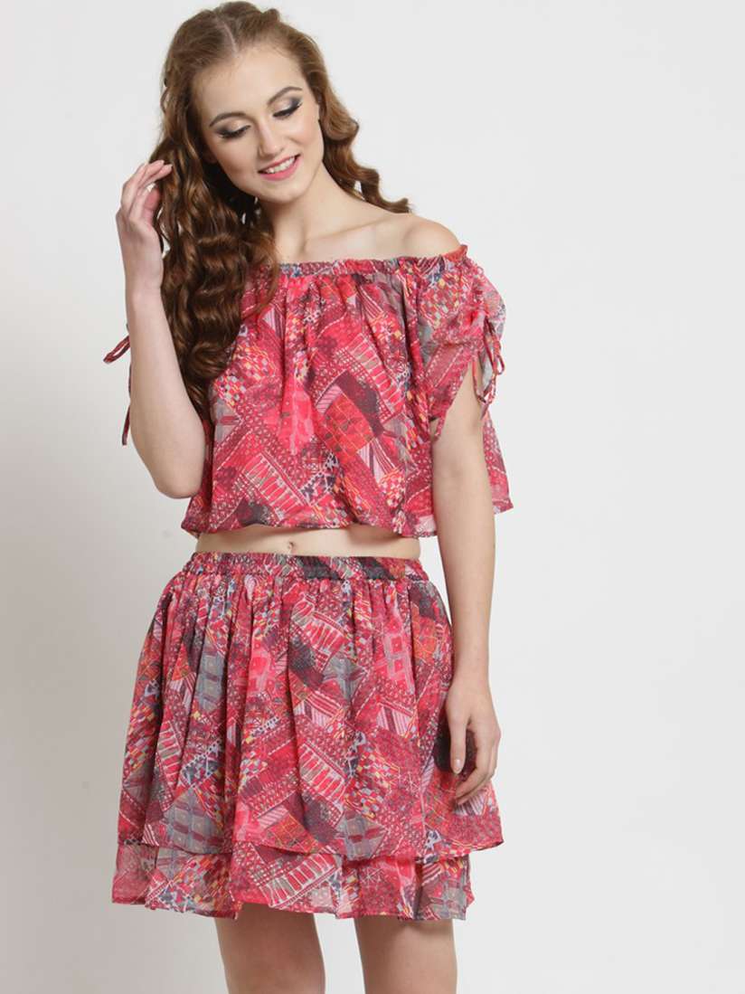 Myntra two piece dress top