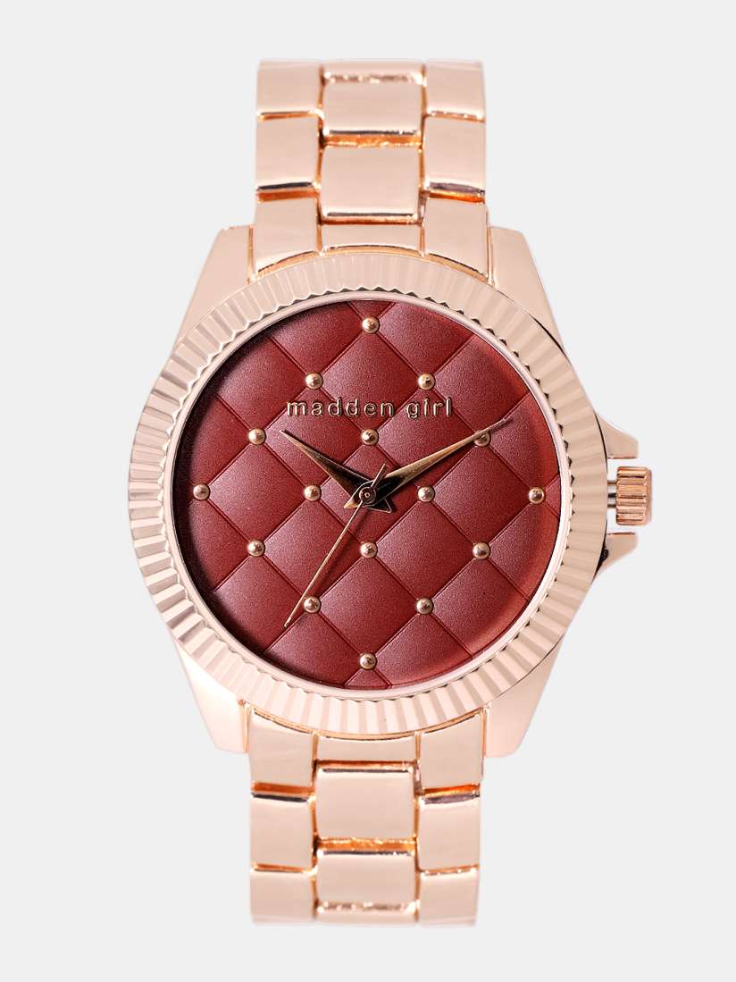 Buy Steve Madden Women Maroon Analogue Watch SMGWOO9Q Watches for Women 7256014 Myntra