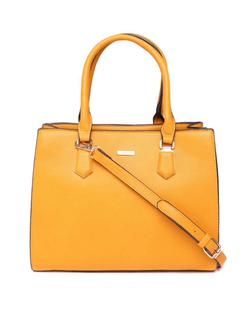Aldo mustard yellow bag sales