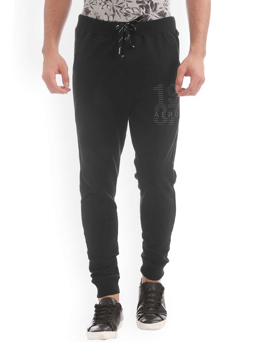 Aeropostale black joggers on sale