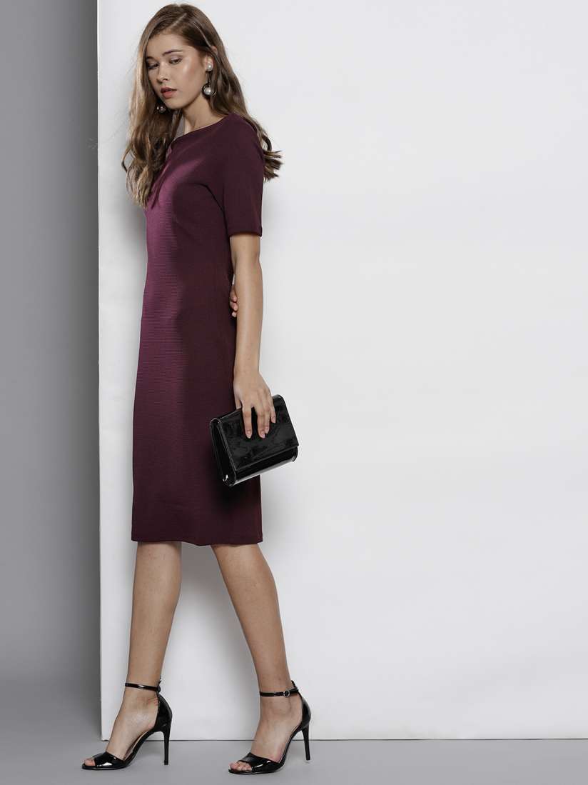 Dorothy perkins burgundy dress outlet