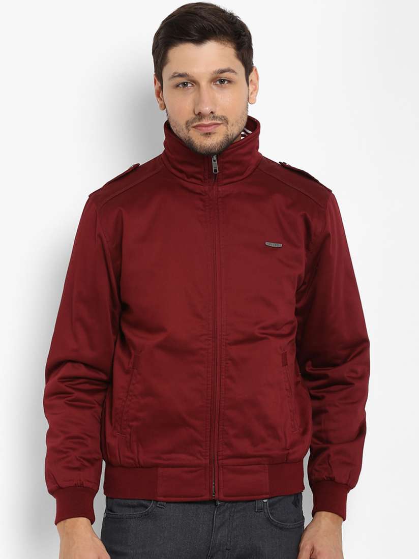 Buy Red Tape Men Maroon Solid Padded Jacket Jackets for Men 7263399 Myntra