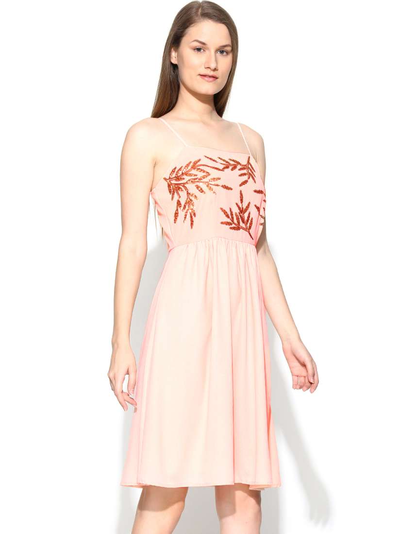 Vero moda peach dress outlet