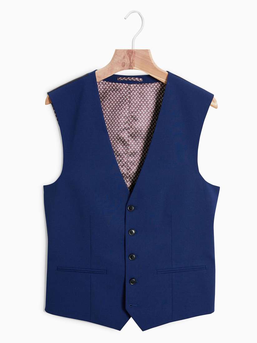 Next mens waistcoats blue clearance