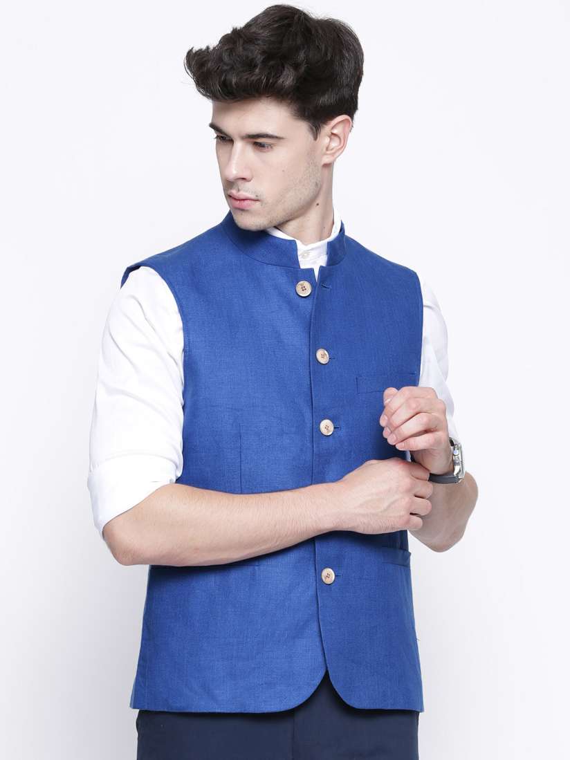 Allen solly nehru jacket on sale
