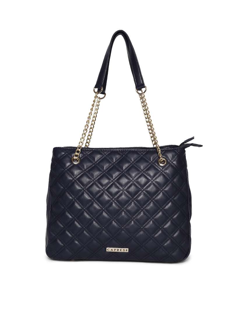 Buy Caprese Navy Blue Solid Shoulder Bag Handbags for Women 7271244 Myntra
