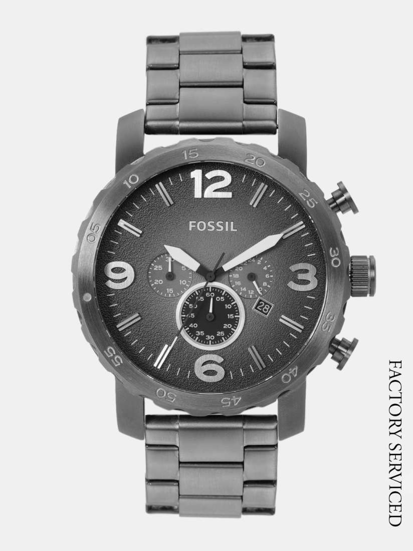 Buy Fossil Men Grey Factory Serviced Chronograph Watch JR1437 Watches for Men 7275782 Myntra