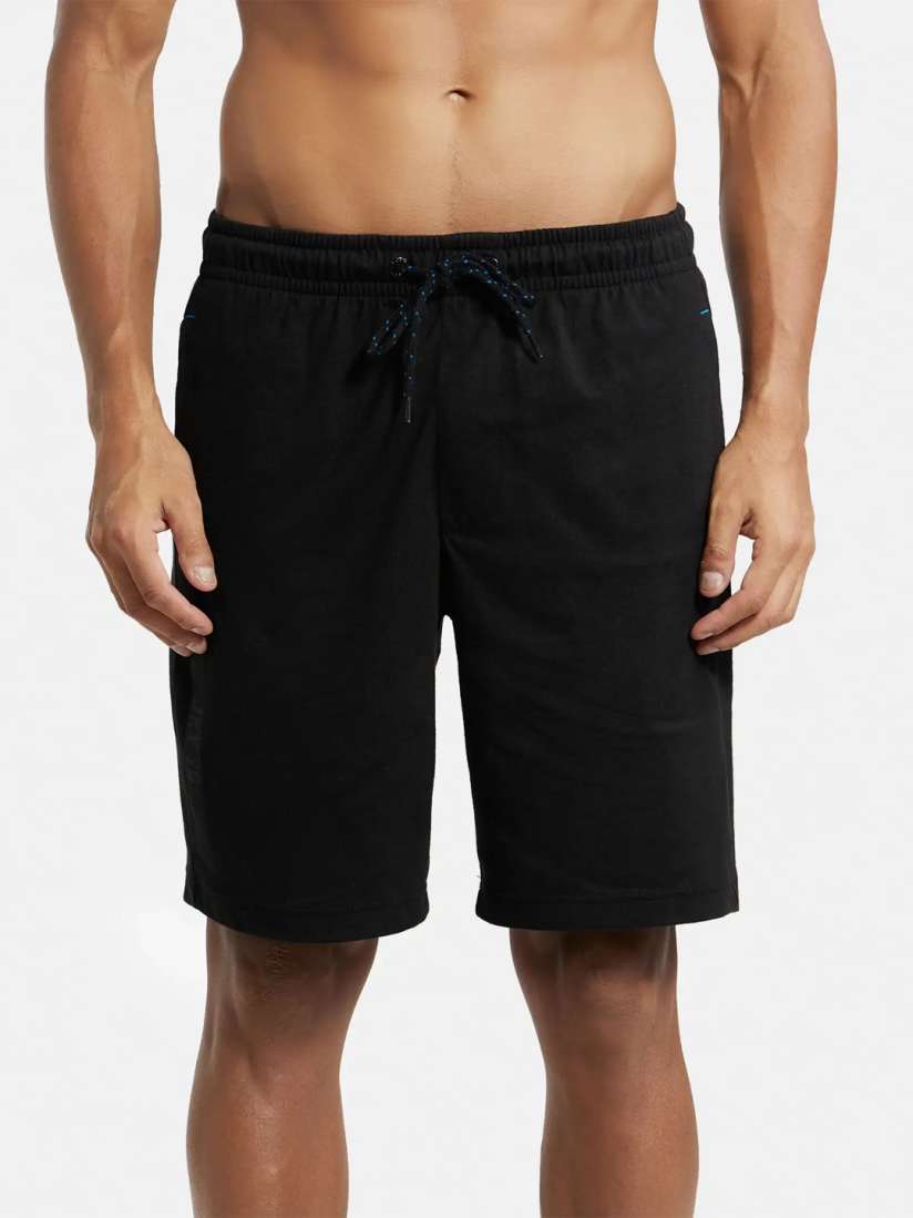 Buy Jockey Combed Cotton Straight Fit Shorts with Side Pockets AM12 Shorts for Men 7276723 Myntra