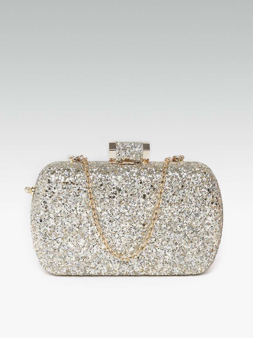 Buy DOROTHY PERKINS Gold Toned Embellished Box Clutch Clutches for Women 7281600 Myntra