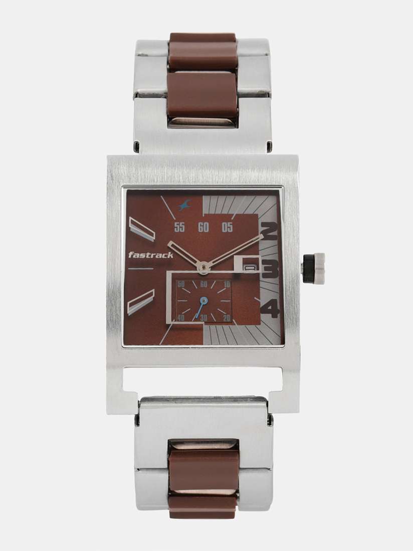 Buy Fastrack Men Brown Grey Analogue Watch NK1478SM02 Watches for Men 7291737 Myntra