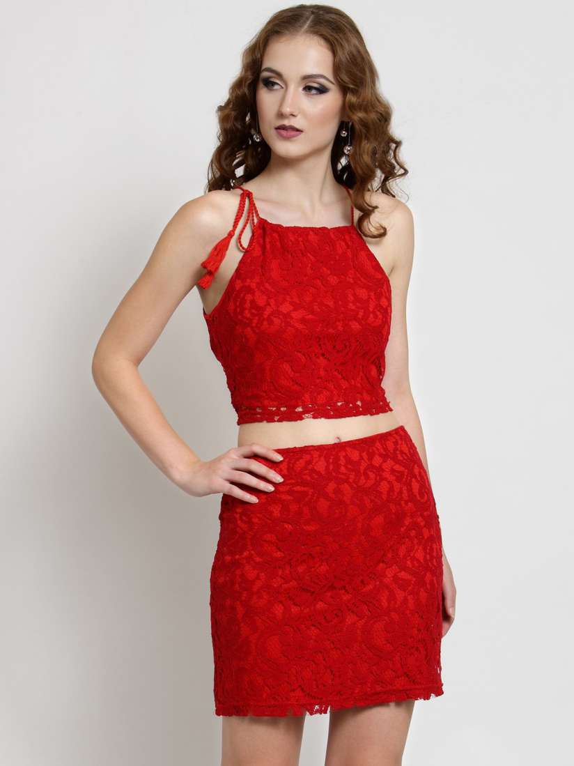 Two piece dress myntra outlet
