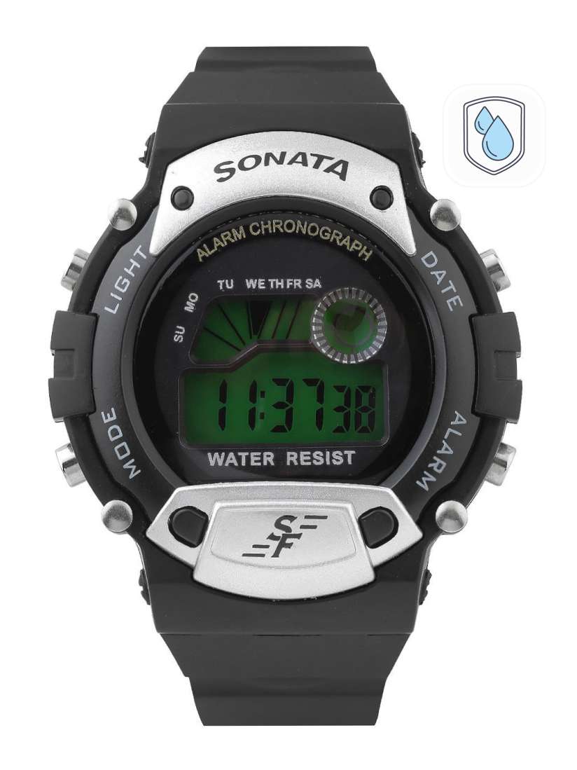 Buy Sonata Men Black Digital Watch NG7982PP02J Watches for Men 734009 Myntra