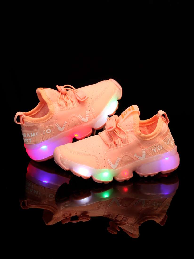 Buy Walktrendy Girls Pink LED Light Slip On Sneakers Casual Shoes for Girls 7342346 Myntra