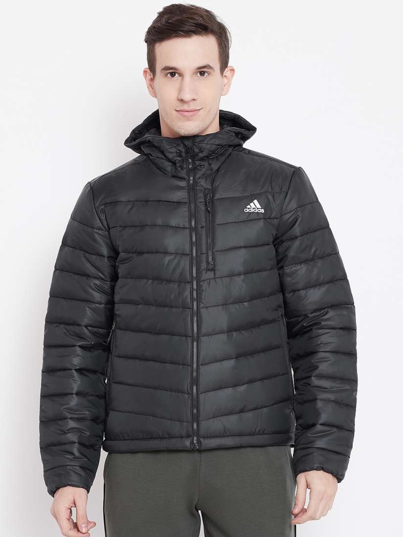 Buy ADIDAS Men Black Solid Lightweight Puffer Jacket Jackets for Men 7342991 Myntra