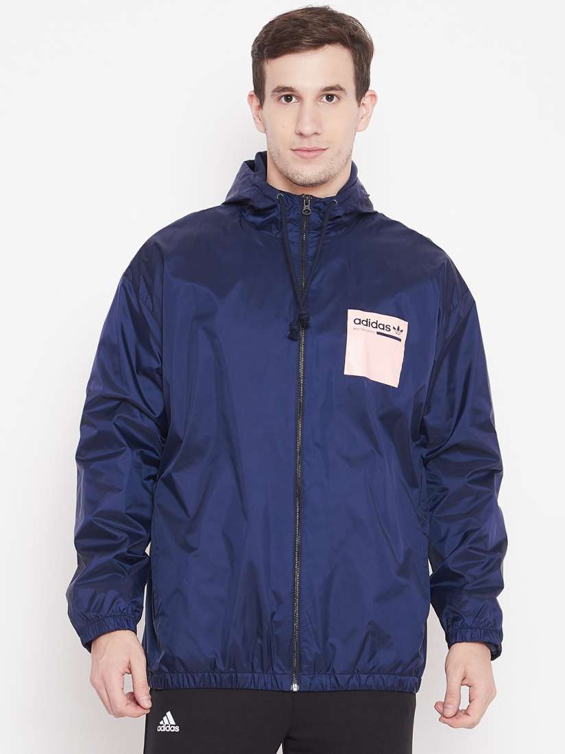 Buy ADIDAS Originals Men Navy Kaval WB Winter Printed Padded Hooded Jacket Jackets for Men 7343025 Myntra