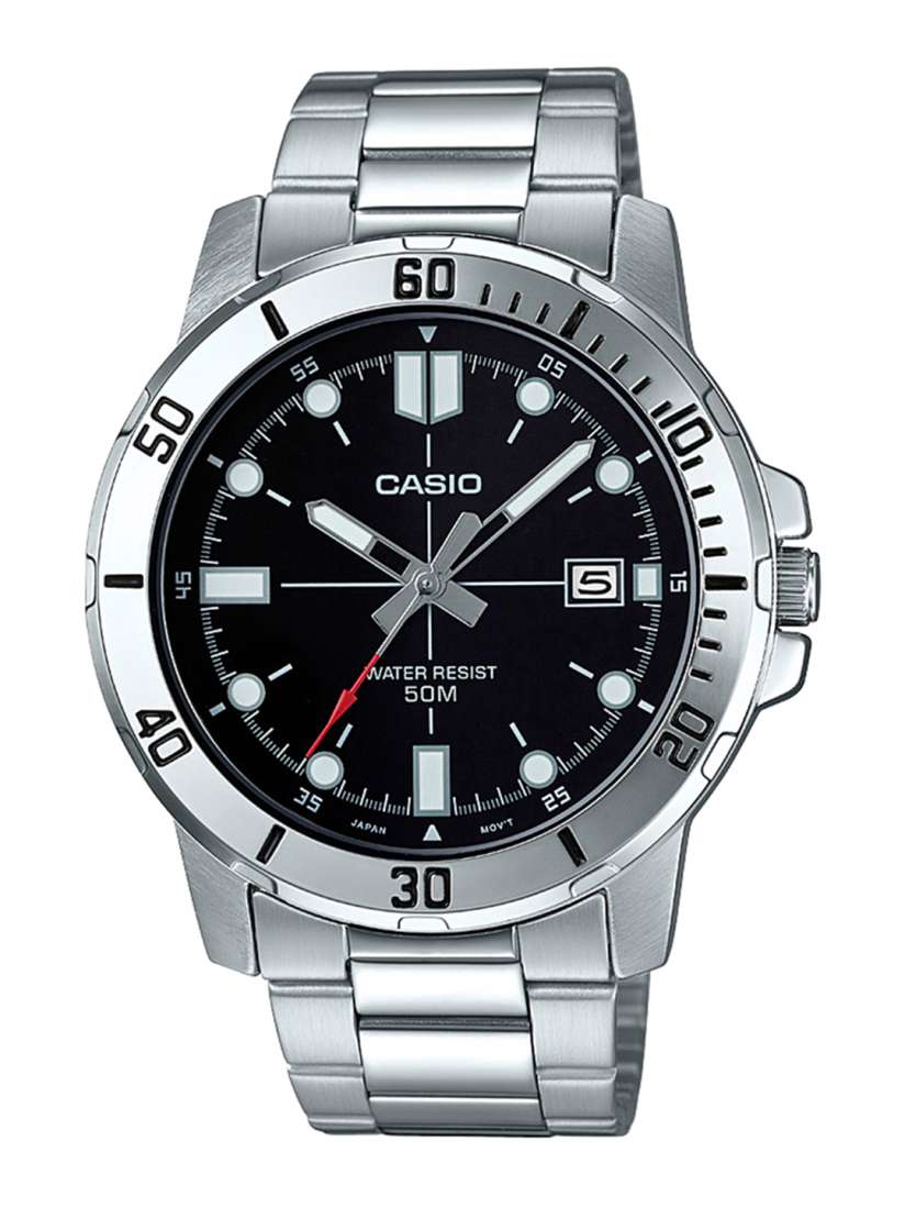 Buy CASIO Enticer Men Black Dial Analog Watch MTP VD01D 1EVUDF A1362 Watches for Men 7370505 Myntra