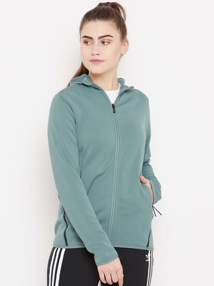 Buy ADIDAS Women Olive Green FreeLift Climaheat Hooded Training Sweatshirt Sweatshirts for Women 7371543 Myntra