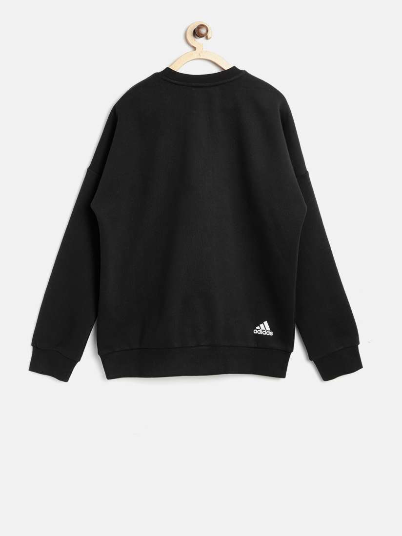 Buy ADIDAS Boys Black Allcap Crew Sweatshirt Sweatshirts for Boys 7371602 Myntra