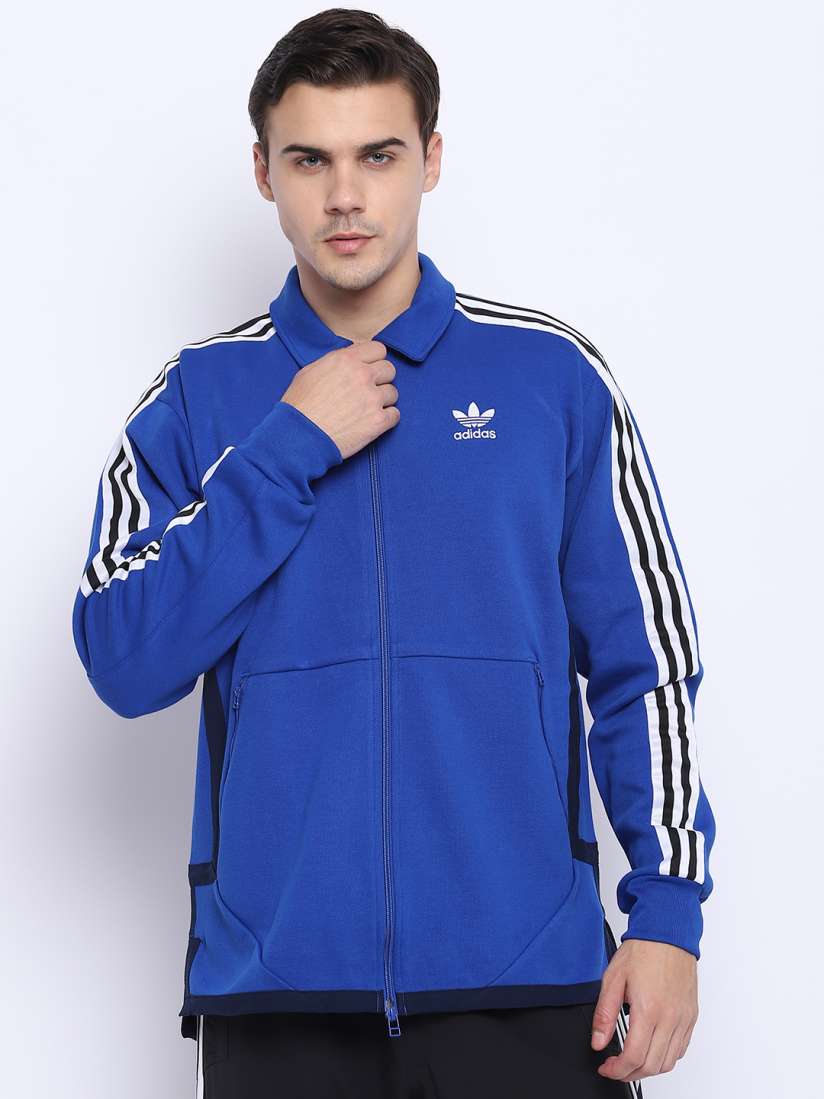 Buy ADIDAS Originals Men Blue Windsor Solid Sporty Jacket Jackets for Men 7371603 Myntra