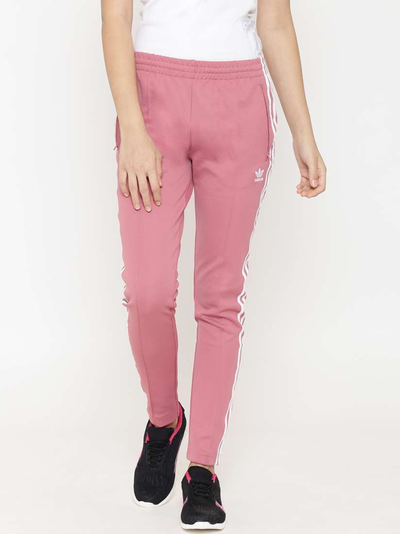 Buy ADIDAS Originals Women Dusty Pink Solid Slim Fit SST Joggers Track Pants for Women 7371626 Myntra