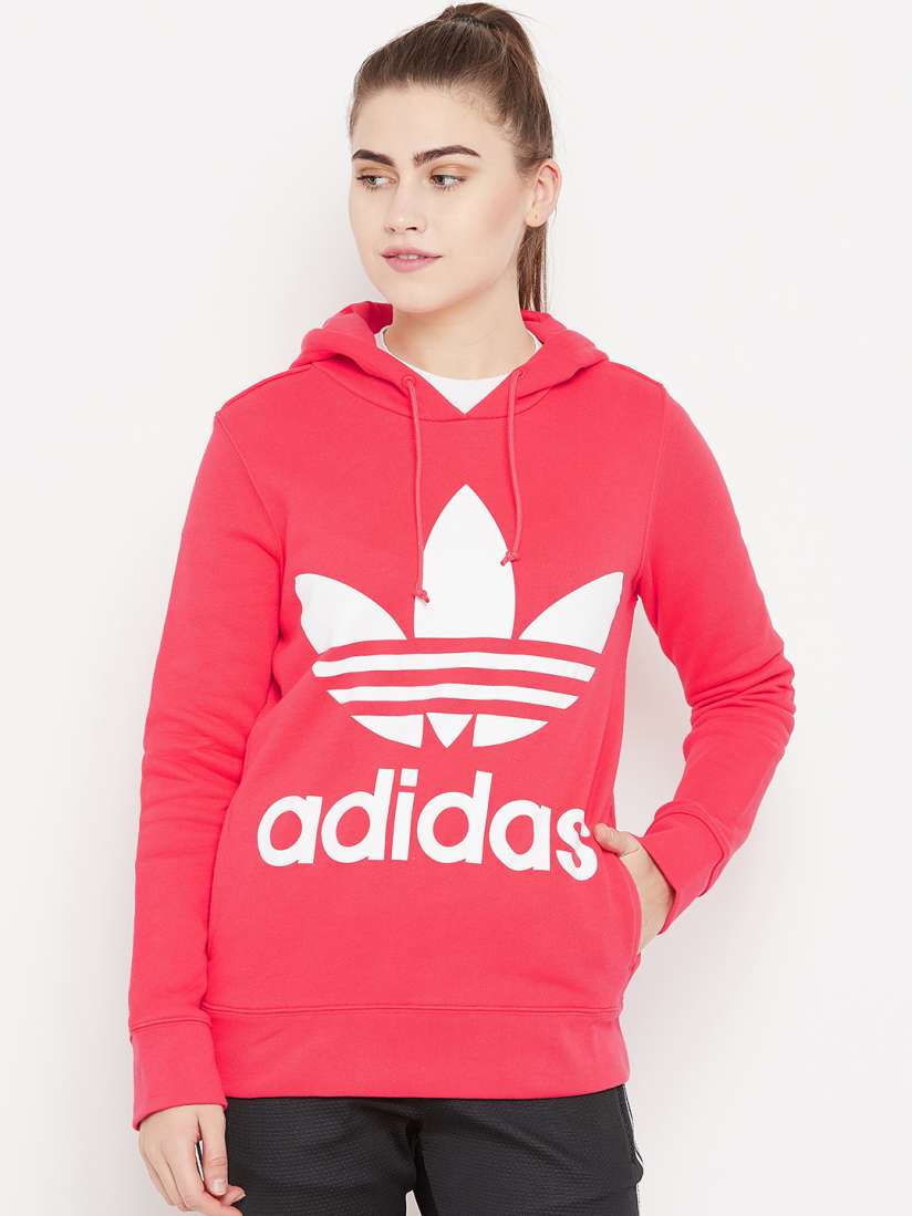 Adidas coral sweatshirt store