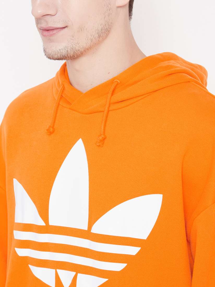Adidas oversized hoodie orange 2025
