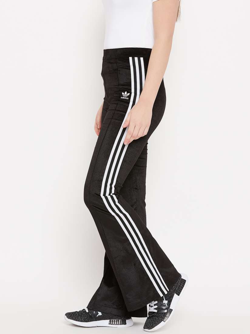 Buy ADIDAS Originals Women Black Flared Solid Track Pants Track Pants for Women 7401305 Myntra