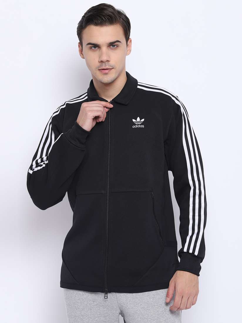 Buy ADIDAS Originals Men Black Windsor Solid Sporty Jacket Jackets for Men 7401362 Myntra