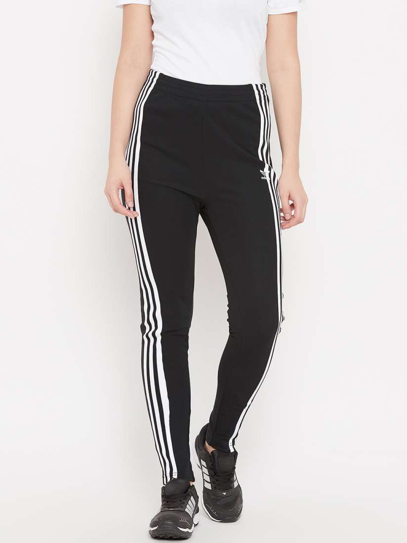 Buy ADIDAS Originals Women Black High Rise Solid Track Pants Track Pants for Women 7402745 Myntra