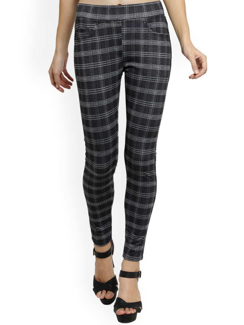Myntra black jeggings clearance