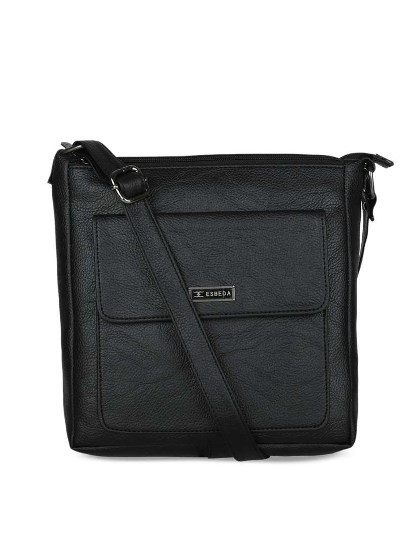 Buy ESBEDA Black Solid Sling Bag Handbags for Women 7413112 Myntra