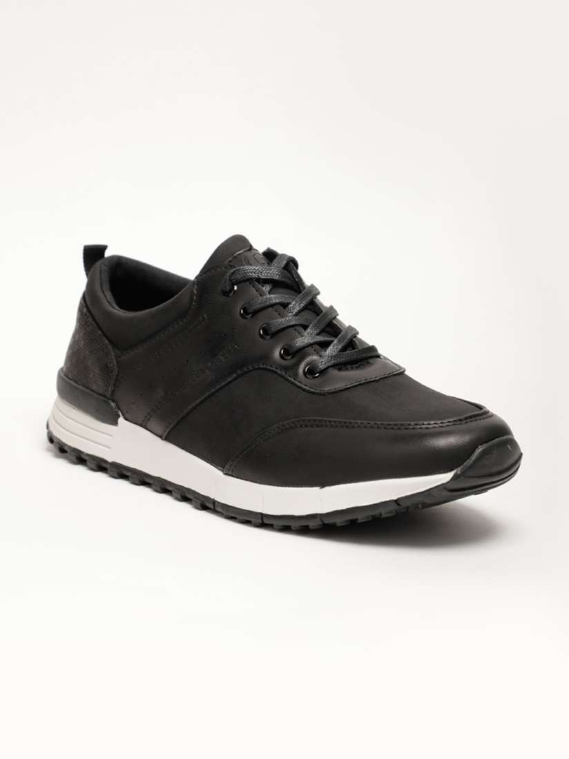 Buy LOCOMOTIVE Men Black Sneakers Casual Shoes for Men 7416469 Myntra