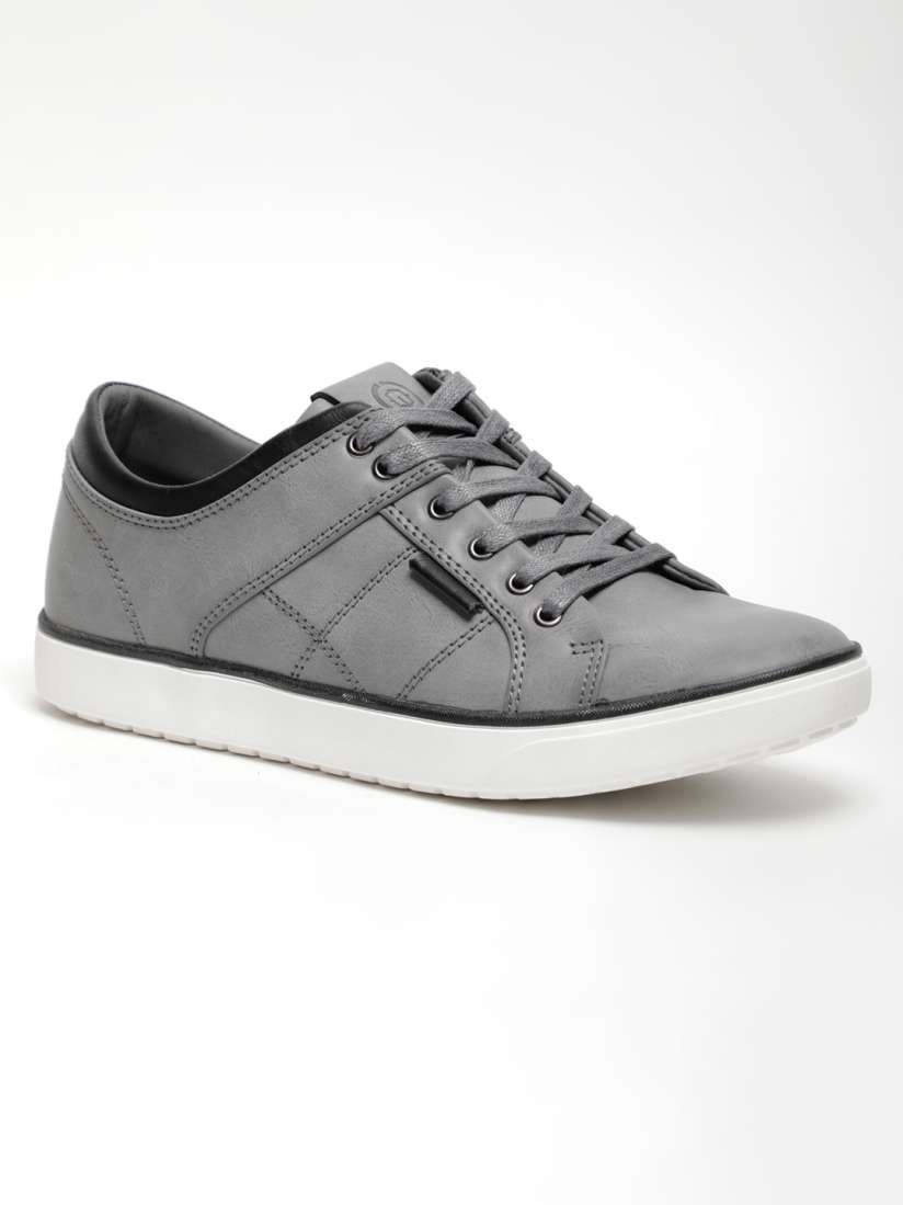 Buy LOCOMOTIVE Men Grey Sneakers Casual Shoes for Men 7416502 Myntra